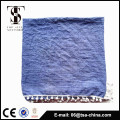 Hellblaue Farbe pom tassel Baumwollschal